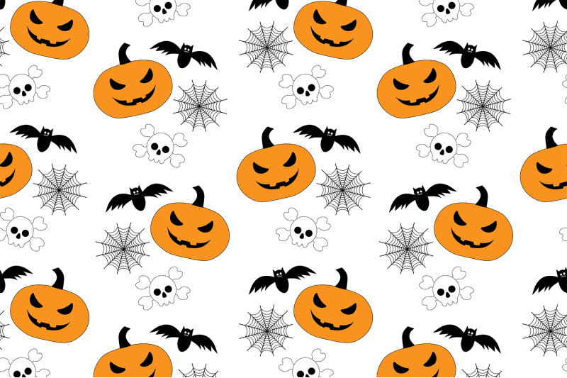 halloween-pattern-pumpkin-pattern-ghosts-pattern