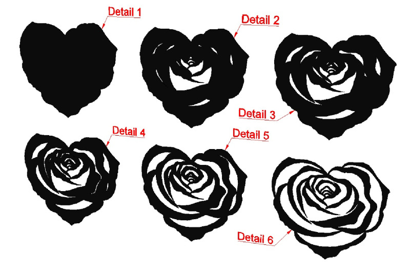 3d-layered-rose-heart-svg-dxf-cut-files-flower-mandala-svg