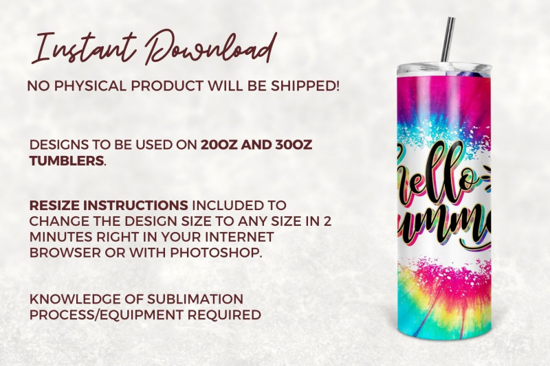 hello-summer-tie-dye-20oz-tumbler-wrap-summer-sublimation-tumbler