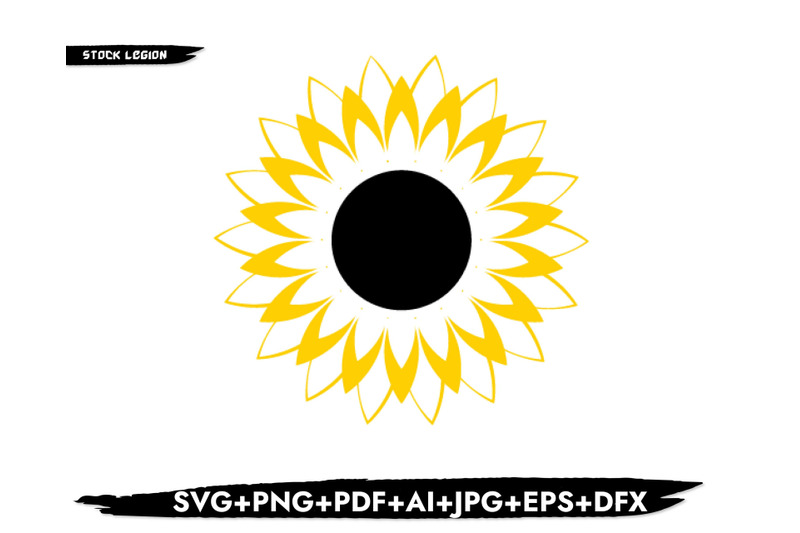 sunflower-black-core-svg