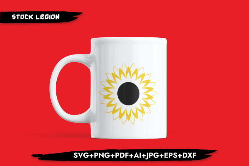 sunflower-black-core-svg