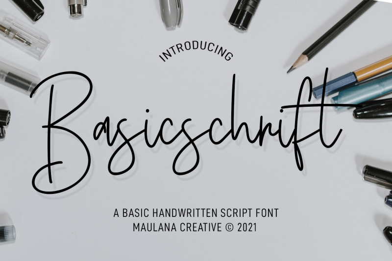 basicschrift-monoline-script-font