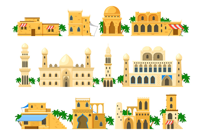 traditional-ancient-arabic-architecture-mud-brick-buildings-towers-h