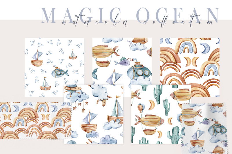 watercolor-nautical-nursery-collection-clipart-patterns