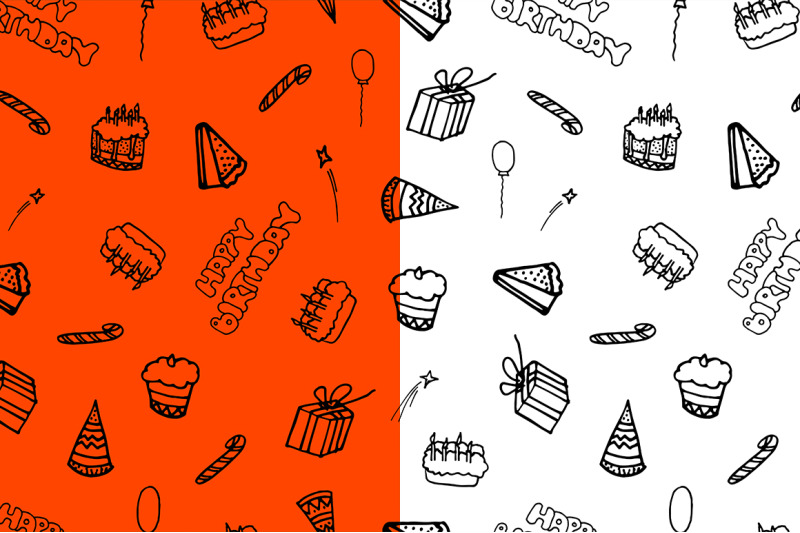 4-birthday-digital-papers-colored-seamless-patterns