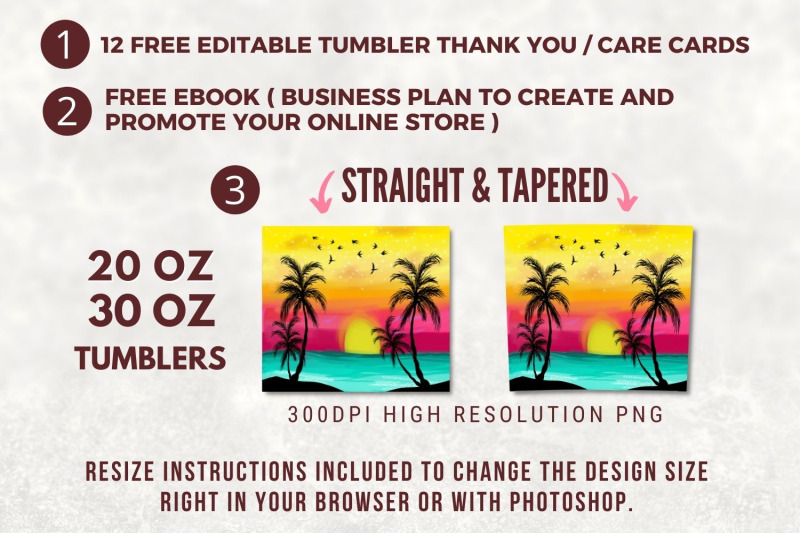 sunset-beach-20oz-skinny-tumbler-sublimation-designs