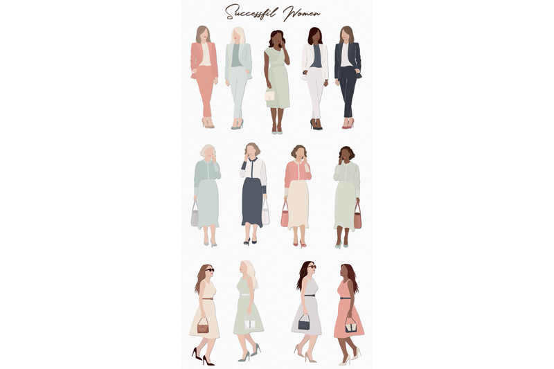 successful-women-part-2-illustration-set