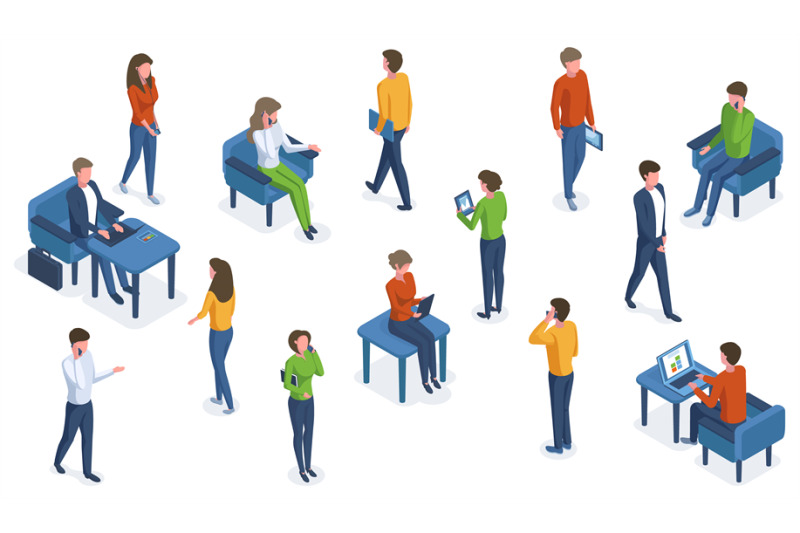 isometric-people-with-gadgets-office-characters-working-with-smartpho