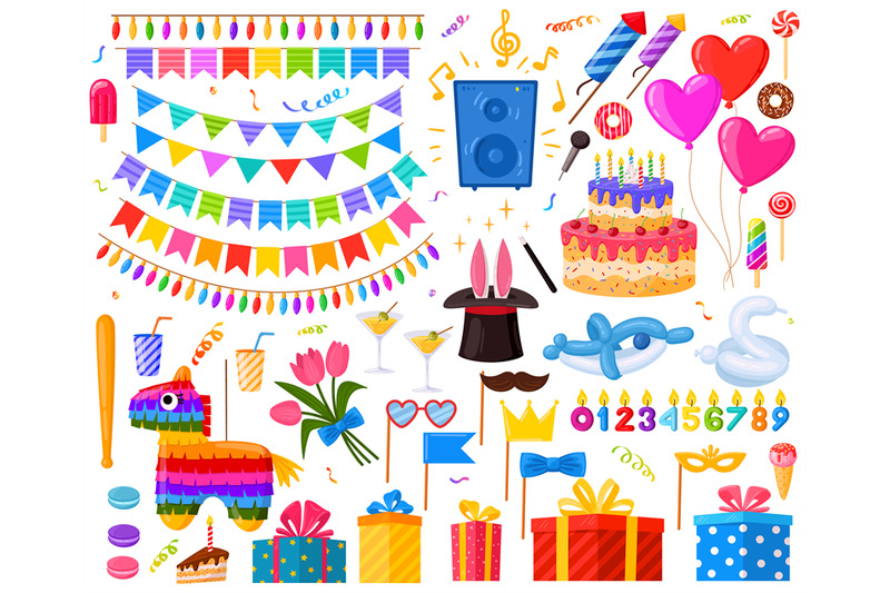 happy-birthday-surprise-party-cartoon-presents-and-sweets-birthday-ca