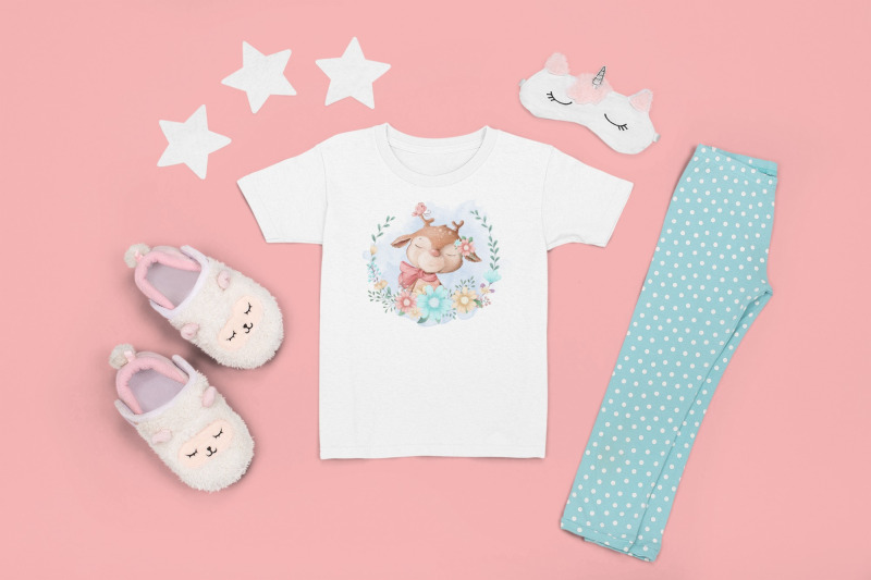 cute-deer-sublimation-design-for-printing