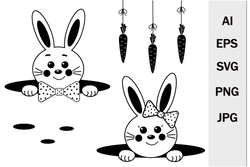 hares-boy-and-girl-svg-format
