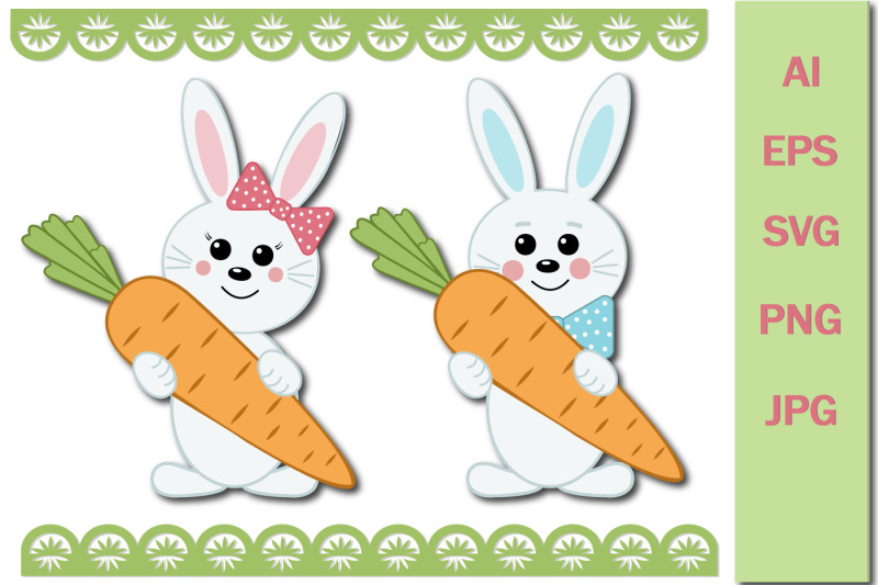 easter-cute-rabbit-holding-a-carrot