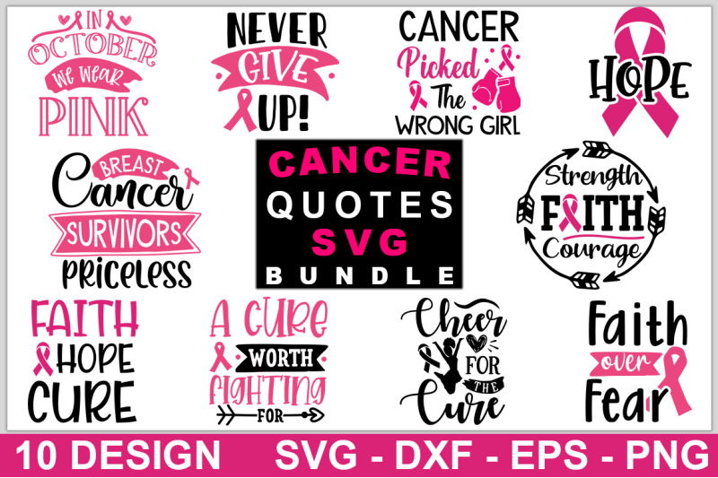 breast-cancer-svg-bundle