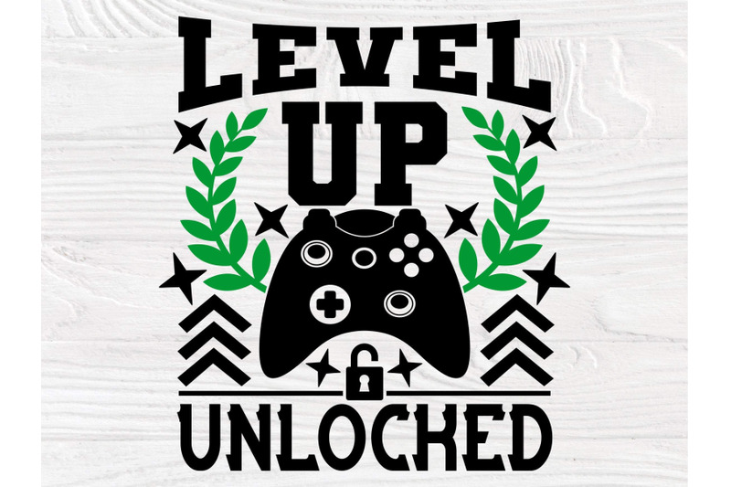 level-unlocked-svg-bundle-birthday-svg-gamer-svg