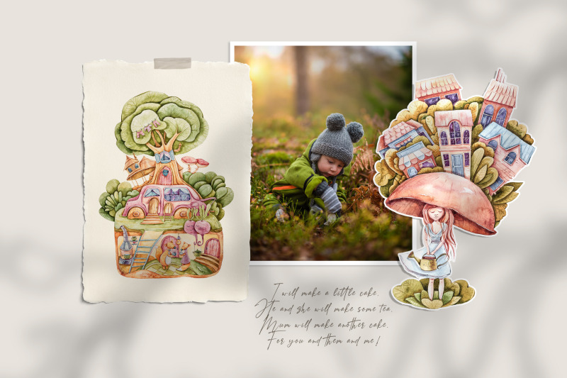 watercolor-fairy-houses-clipart-big-bundle