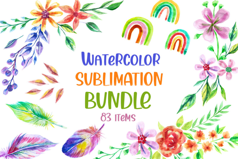 watercolor-sublimation-bundle-83-png-items