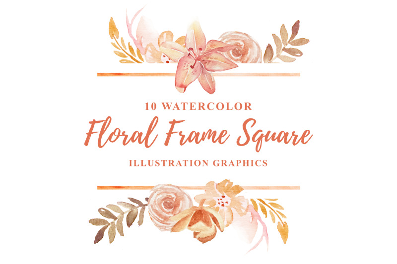 10-watercolor-floral-frame-square-illustration-graphics