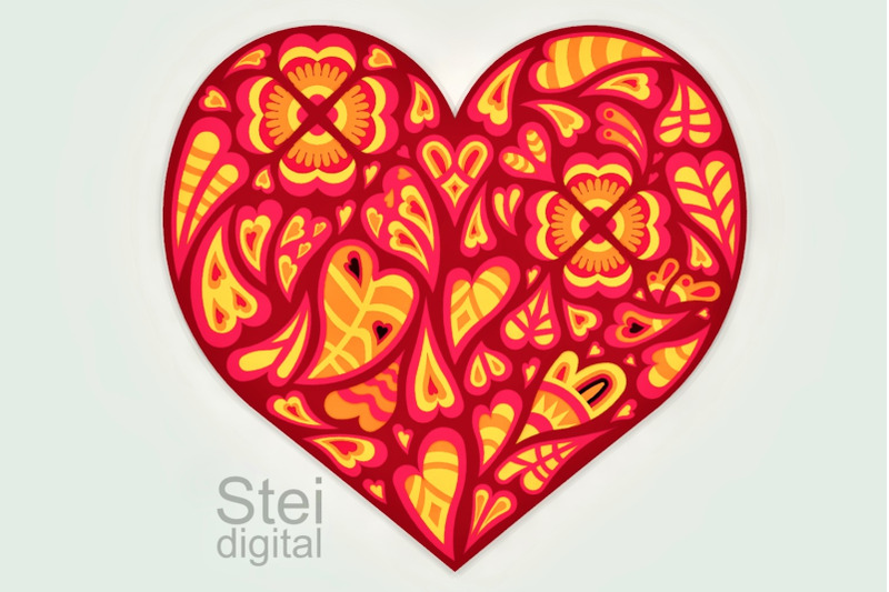 3d-heart-layered-design-svg-dxf-cut-files-heart-mandala-svg
