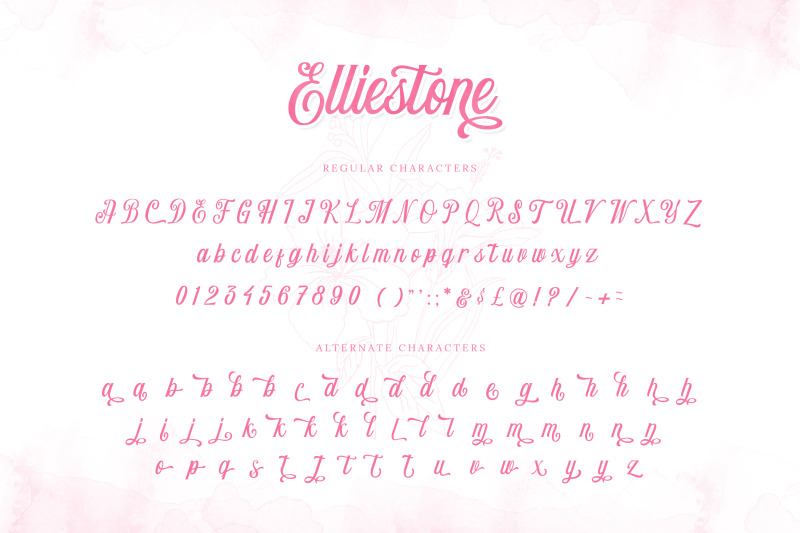 elliestone-script-font-wedding-fonts-procreate-fonts-canva-fonts