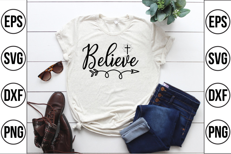 believe-svg-cut-file