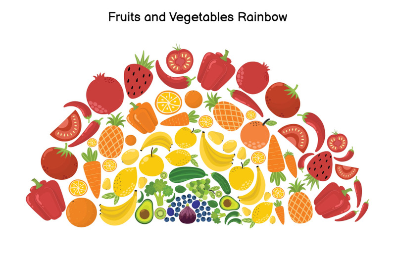 fruits-and-vegetables-graphics-collection