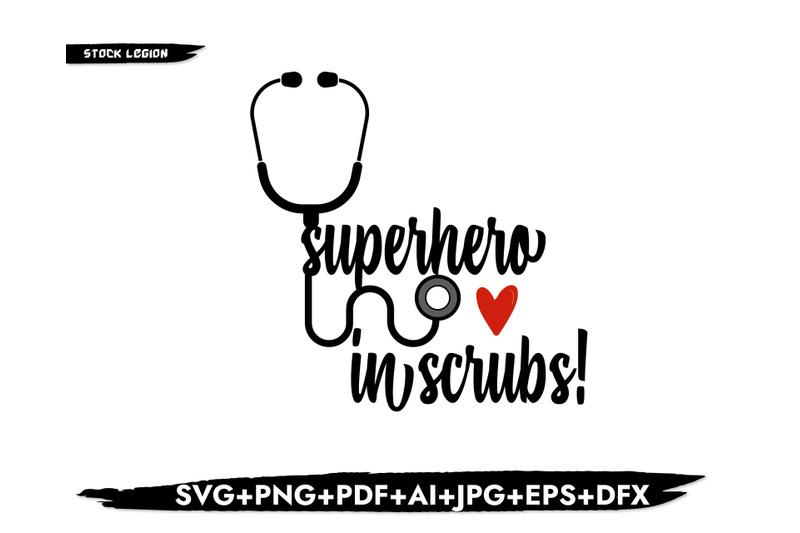 superhero-in-scrubs-svg