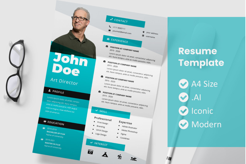 toskah-resume-template