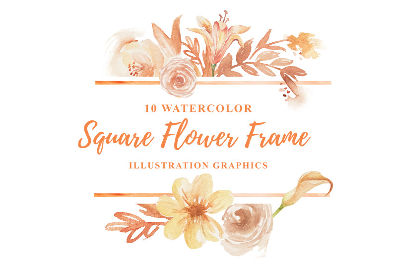 10-watercolor-square-flower-frame-illustration-graphics