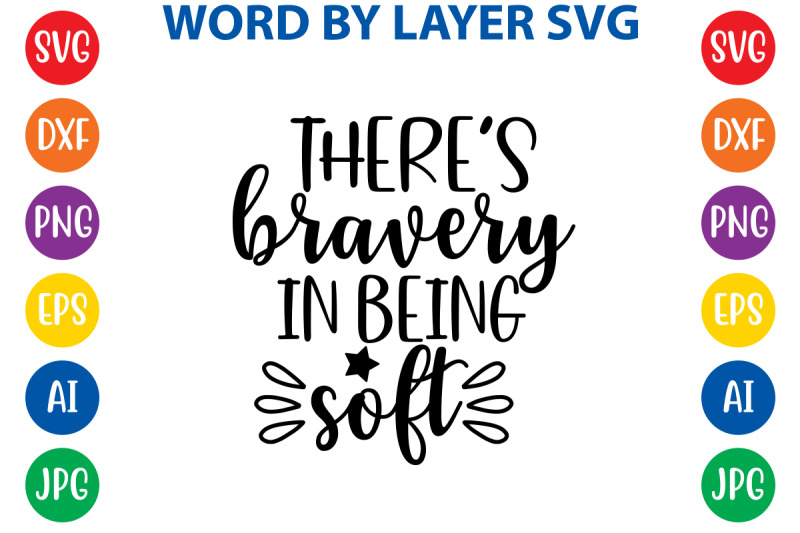 theres-bravery-in-being-soft-svg-cut-file