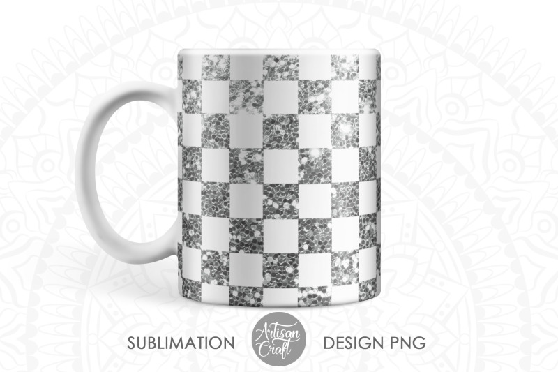 mug-design-template-with-silver-checkered-pattern