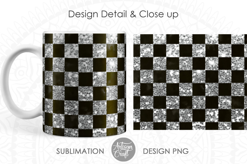 mug-design-template-with-silver-checkered-pattern