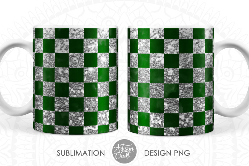 mug-design-template-with-silver-checkered-pattern