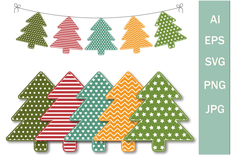 christmas-tree-garland-with-an-ornament-svg-format