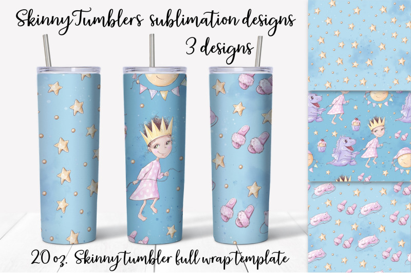 pajama-party-sublimation-design-skinny-tumbler-wrap-design