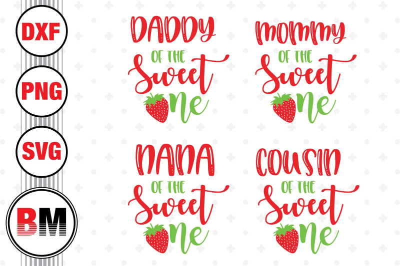 sweet-one-family-strawberry-svg-png-dxf-files