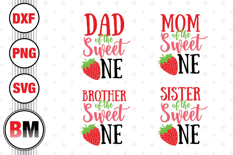 sweet-one-family-strawberry-svg-png-dxf-files