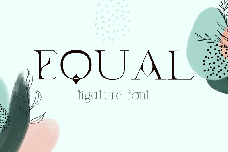 equal-ligature-modern-font