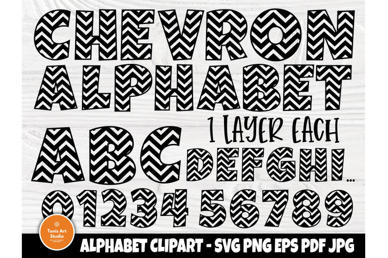 chevron-alphabet-svg-kids-font-letters-amp-numbers