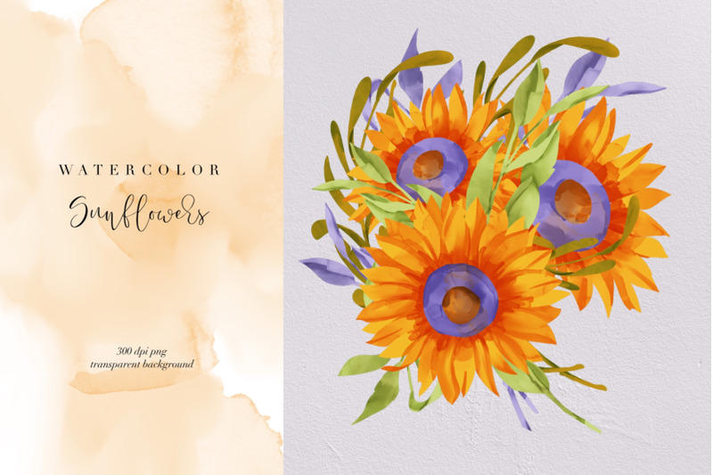 sunflowers-png-summer-flowers-floral-watercolor-sunflower-clipart