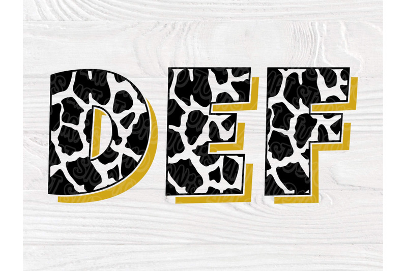 leopard-font-svg-leopard-alphabet-cheetah-font