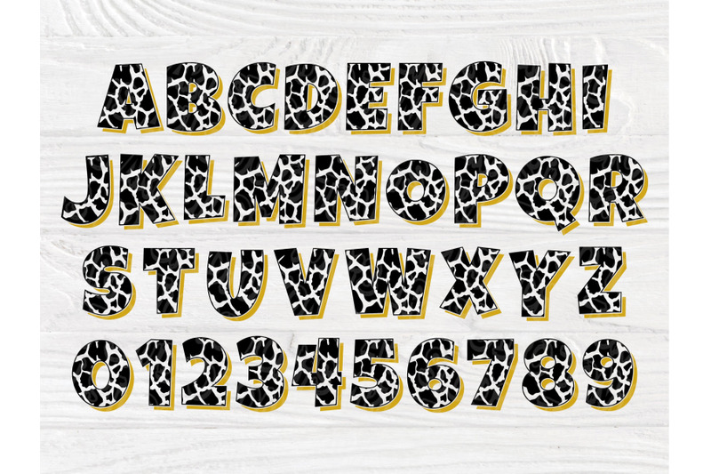 leopard-font-svg-leopard-alphabet-cheetah-font