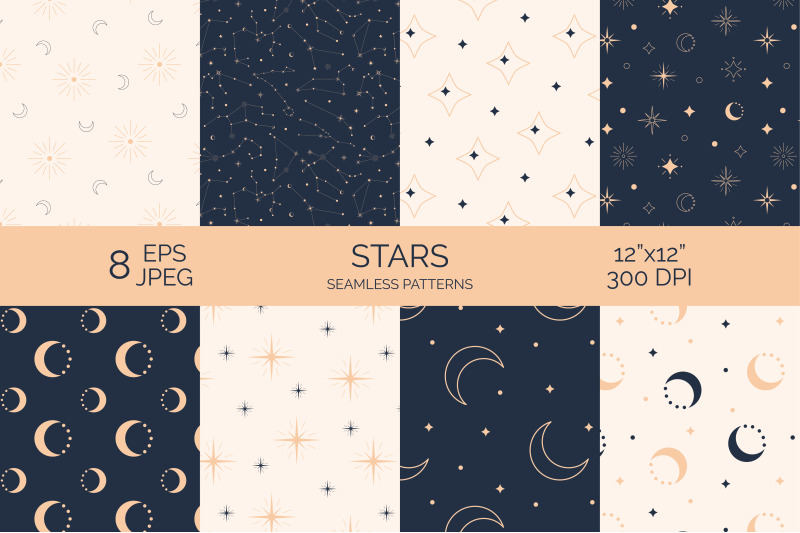 stars-seamless-patterns