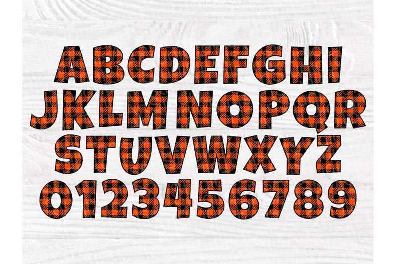 buffalo-plaid-svg-plaid-alphabet-plaid-font-svg