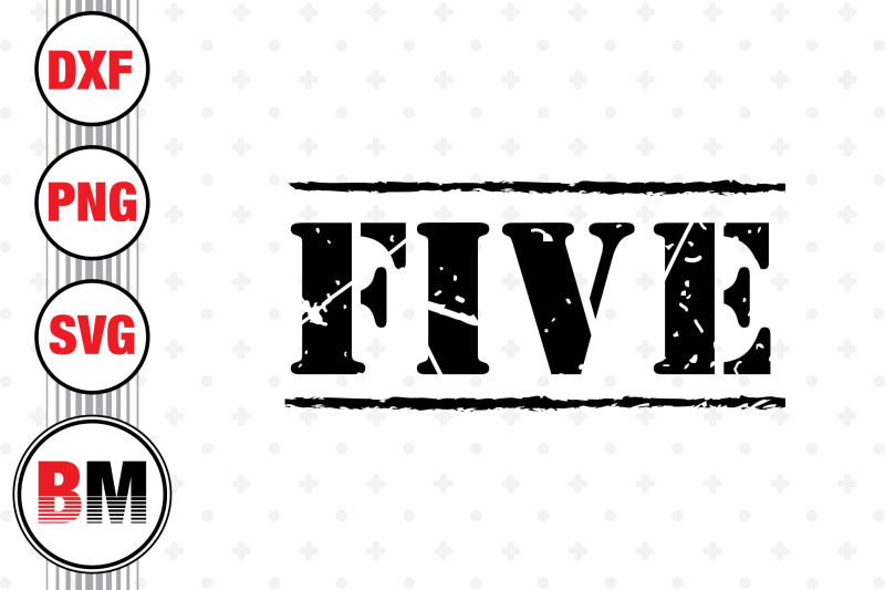 five-birthday-svg-png-dxf-files