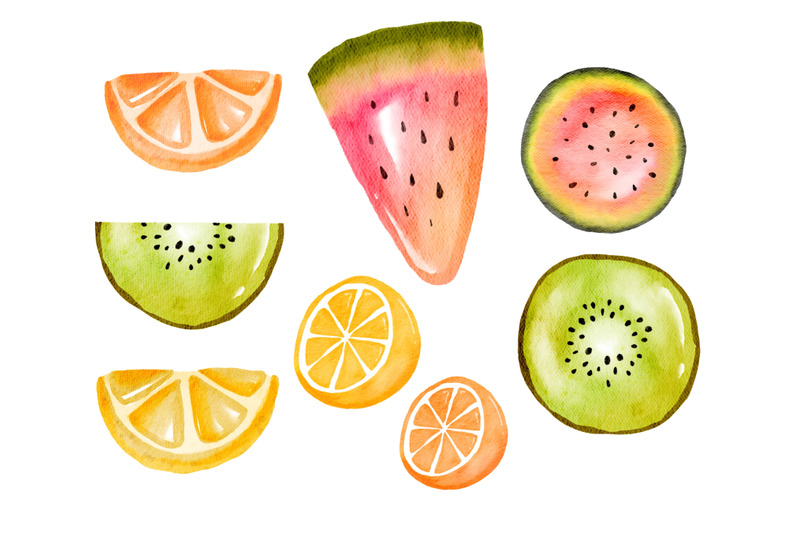 watercolor-fruit-slices