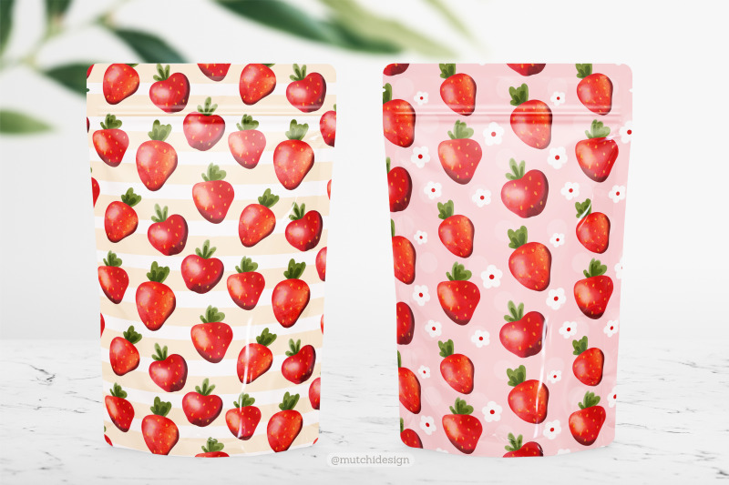 watercolor-strawberry-digital-papers-12-patterns