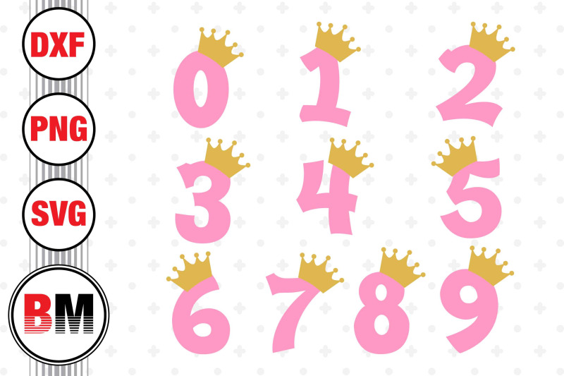 birthday-numbers-with-crown-svg-png-dxf-files