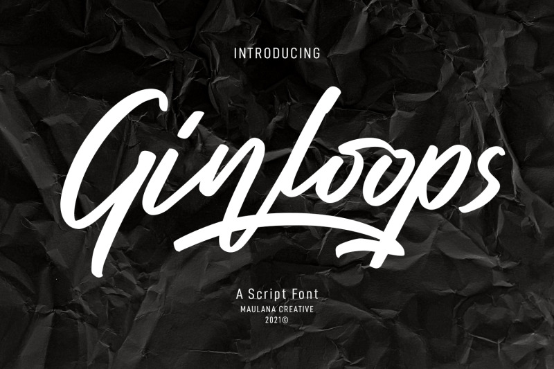 ginloops-handwritten-script-font