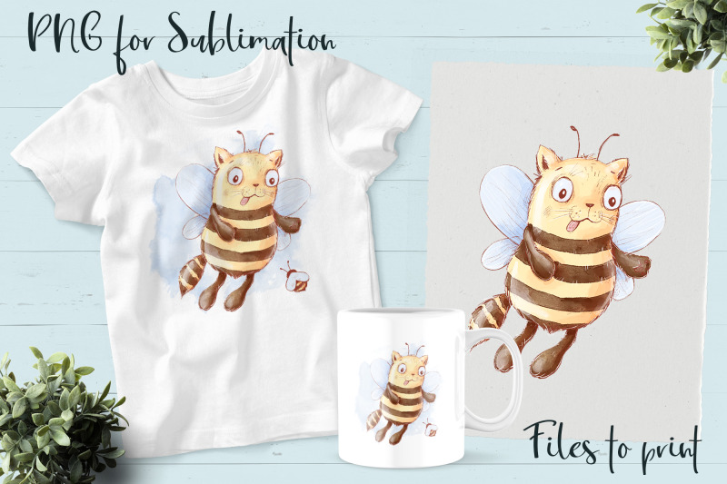 bees-and-honey-sublimation-design-for-printing