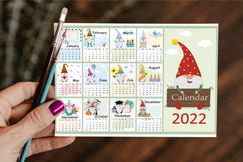 calendar-for-2022-with-the-cute-dwarves-character